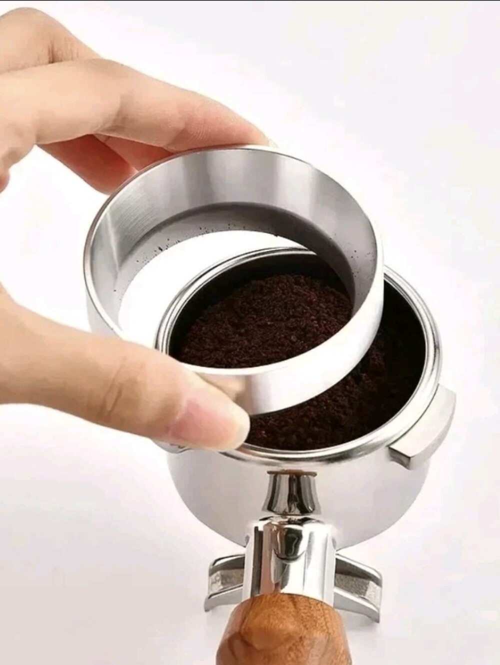 51mm Magnetic Espresso Dosing Ring Aluminum Dosing Funnel Perfect Fit